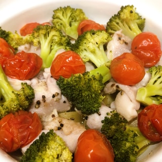 野菜ゴロゴロ♩鶏と野菜の蒸し煮